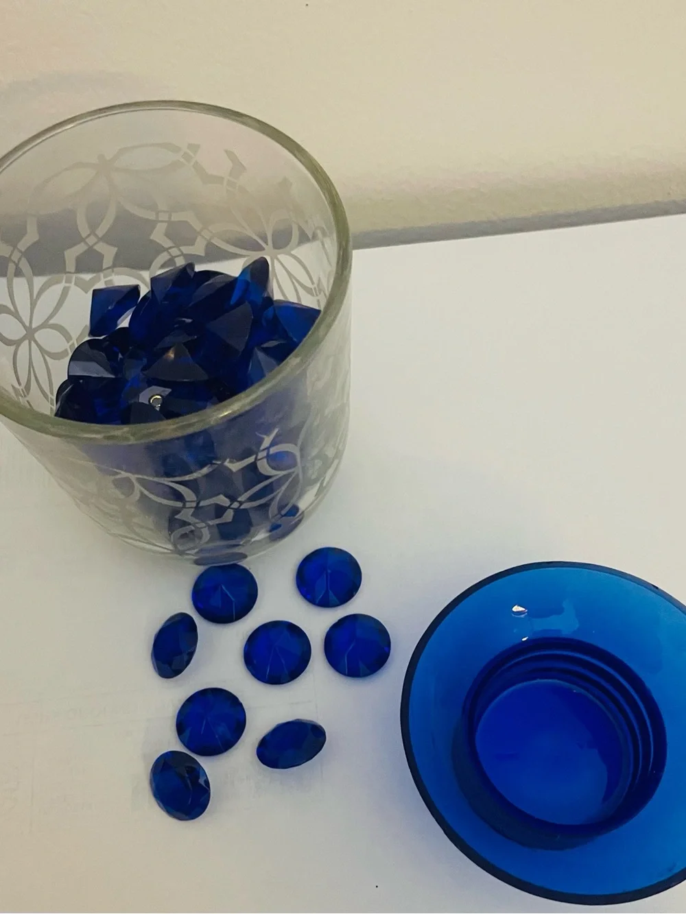 Moroccan-vintage-hanging tea light candle holder-evil eye beads for protection
